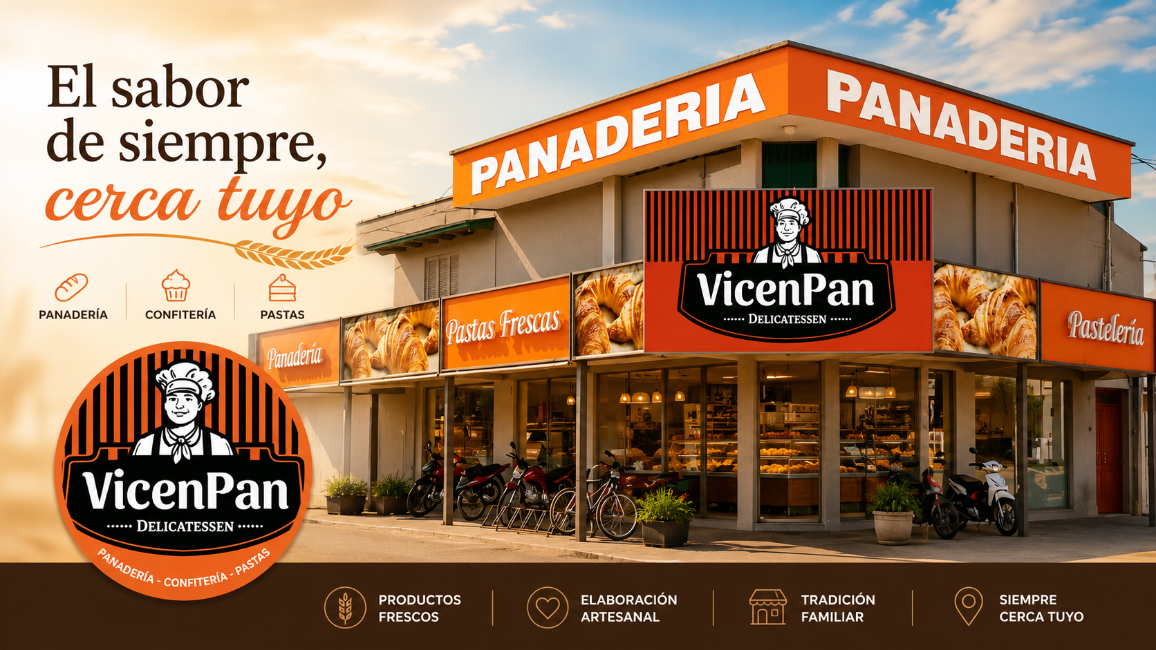 Interior de Vicen Pan – panadería artesanal